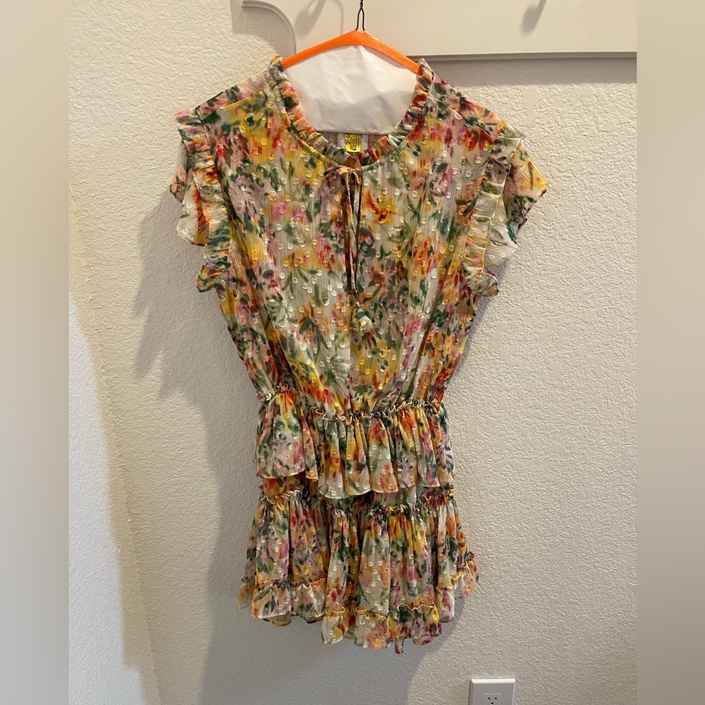 Misa Los Angeles Multi Color Mini Dress